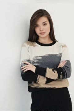 Костюм с брюками Вязаный Морской