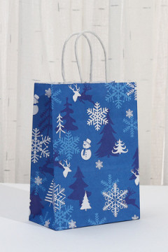 Набор крафт-пакетов подарочных новогодних 3 шт