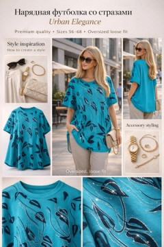 Футболка F8113 Urban Elegance