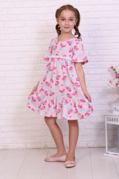 Платье Русалочка короткий рукав