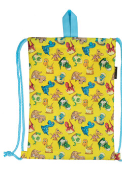 Мешок для обуви Динозавры желтые