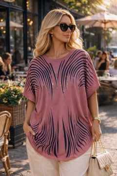 Футболка Нарядная Crystal Flow Luxe арт. F8003