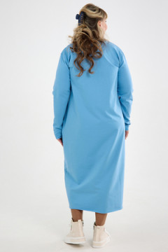 Платье футер-длинное