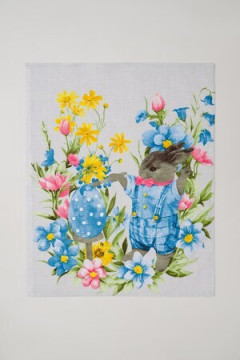 Полотенце кухонное подготовка к Пасхе