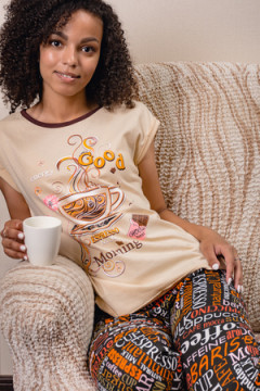 Пижама с бриджами Утро