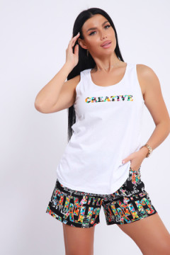 Костюм с шортами 15481