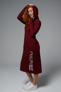 8520 Платье с капюшоном