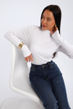 Водолазка женская с горлом теплая 32104