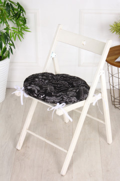 Подушка для мебели Bio-Line круглая с 4 завязками, 4 точки рогожка. P