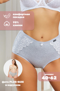 Трусы HoneyFormat 3959 большие размеры, высокая талия