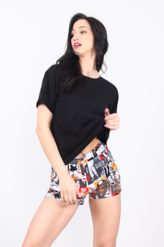 Пижама с шортами 15472