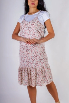 Сарафан с воланом+Футболка, арт. 8868