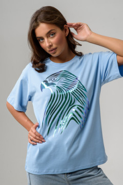 8555 Футболка оверсайз женская