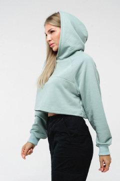 Свитшот 2 оверсайз короткий