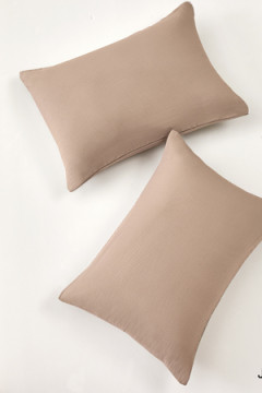 КПБ полукомплект простыня на резинке Борт 25 + 2 наволочки 50*70 мокко