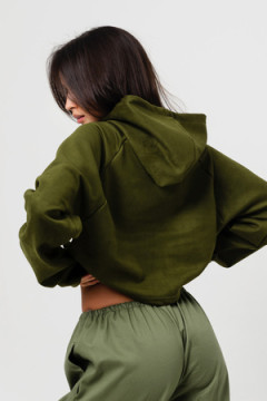 Свитшот 2 оверсайз короткий