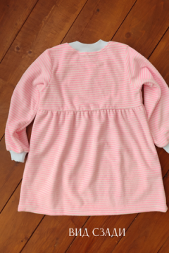 Платье Велюр с длинным рукавом 33054