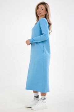 Платье футер-длинное