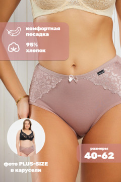 Трусы HoneyFormat 3959 большие размеры, высокая талия