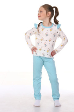 Пижама с брюками Мышки-горошки арт. ПД-016-031