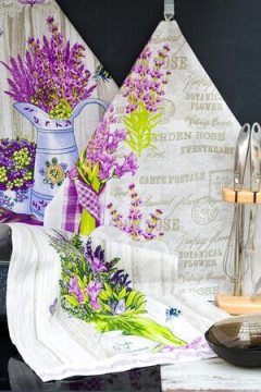 Полотенце кухонное Букет лаванды