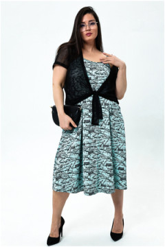 Костюм с платьем 9242