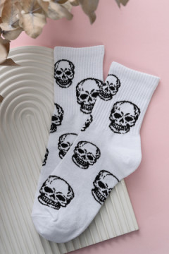 Носки высокие Череп (набор 2 пары)