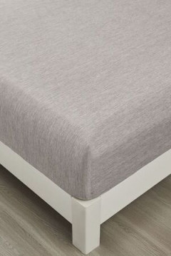 Простыня на резинке Страйп Меланж с высотой борта 25 см