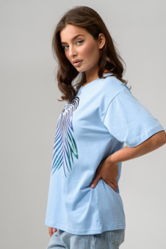 8555 Футболка оверсайз женская