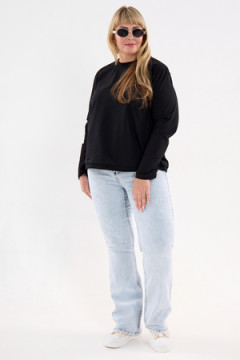 Лонгслив с отделкой