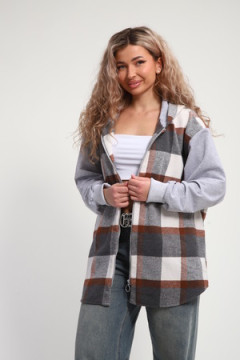 Рубашка толстовка на молнии женская РТЖКК-01