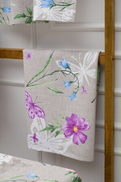Полотенце кухонное Бабочки и цветы