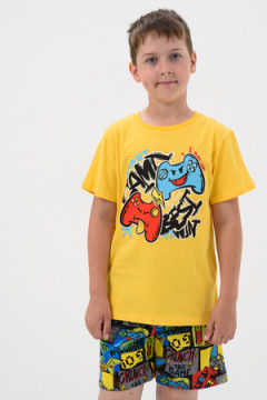 Пижама с шортами Хакер короткий рукав с шортами