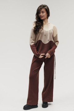 Костюм с брюками Вязаный Волна