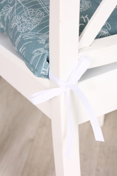 Подушка для мебели Bio-Line квадратная с 4 завязками, 4 точки рогожка