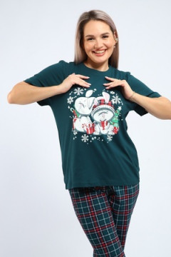 Пижама с брюками 664 Зайки