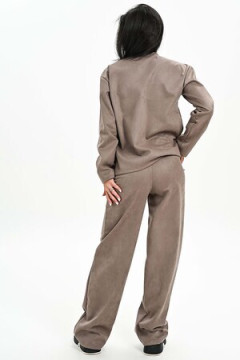 Свитшот из мягкой эко замши