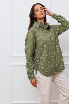 Рубашка Raposa с мелким принтом 301