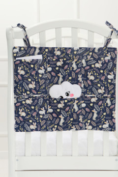 Органайзер в кроватку арт. ККР/зайка-синий