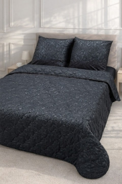 Комплект постельного белья с одеялом New Style КМ-032 черный