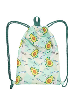Мешок для обуви Авокоты зеленые