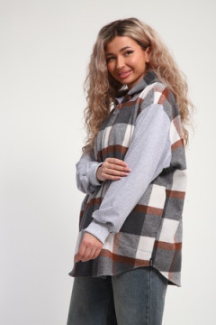 Рубашка толстовка на молнии женская РТЖКК-01