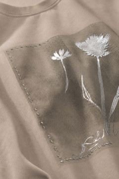 Футболка Нарядная Silver Bloom арт. 3092