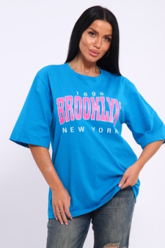 Футболка с надписью Brooklyn, плотность 190гр., Арт. 803