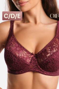 Бюстгальтер кружевной OIRO с цветочным принтом MARTA 2806