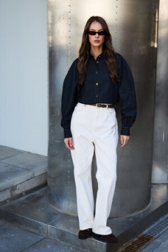 Рубашка джинсовая оверсайз