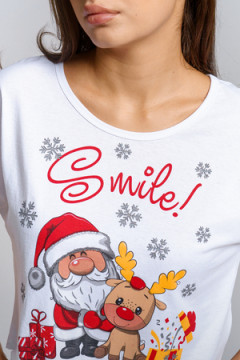 Пижама с шортами Футболка+шорты Дед Мороз