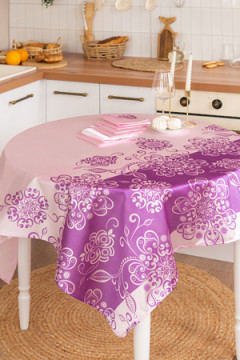 Розовый фламинго Скатерть +салфетка 30*30(6шт) трикот