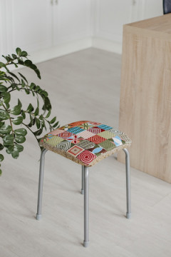 Подушка для мебели Сидушка на табурет квадратная