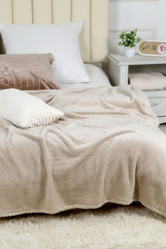 Плед велсофт Bio-Line, мягкий пушистый кубик